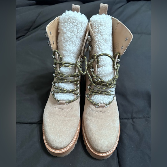 MARC FISHER “Izzie” Boots- Light Natural - Picture 3 of 7